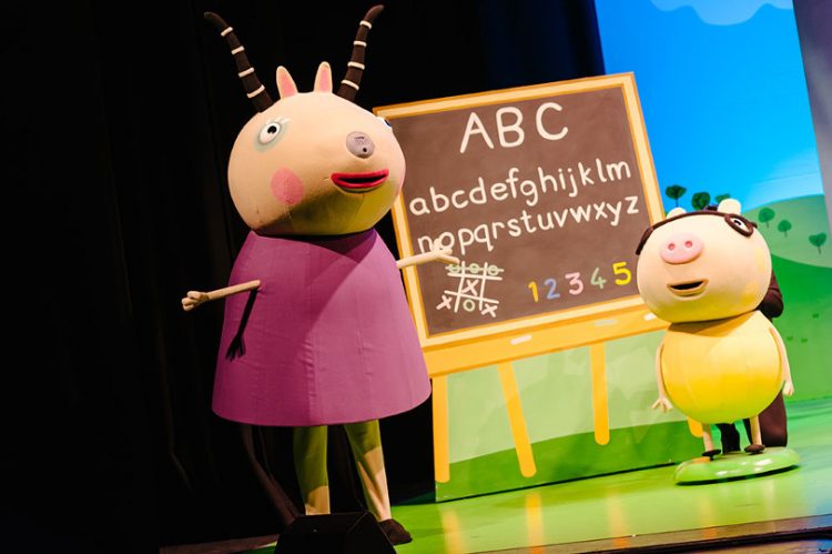 Photo of Peppa Pig on stage