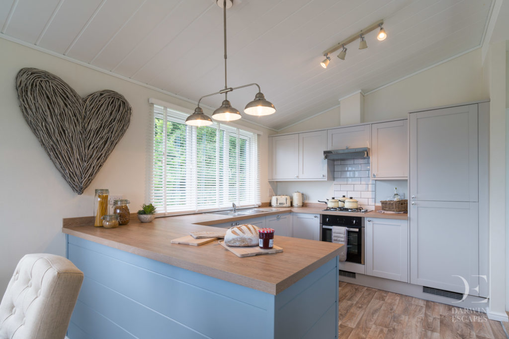 Interior shot of the kitchen in the home that made me lodge