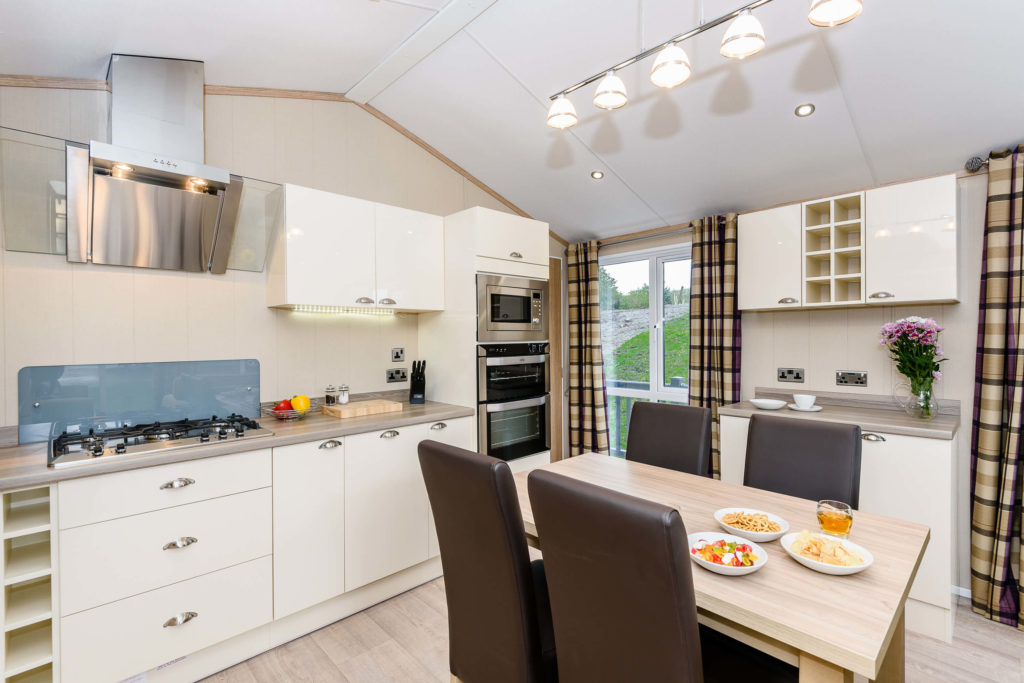 dining table and chairs in kitchen area