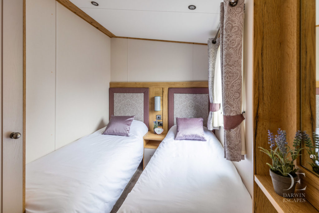 Interior shot of the ABI Ambleside twin bedroom