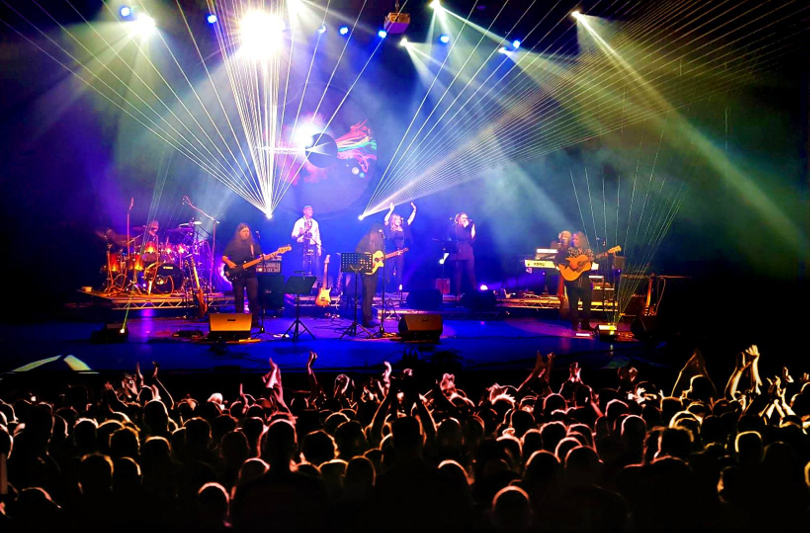 Photo of the stage during the Pink Floyd Experience