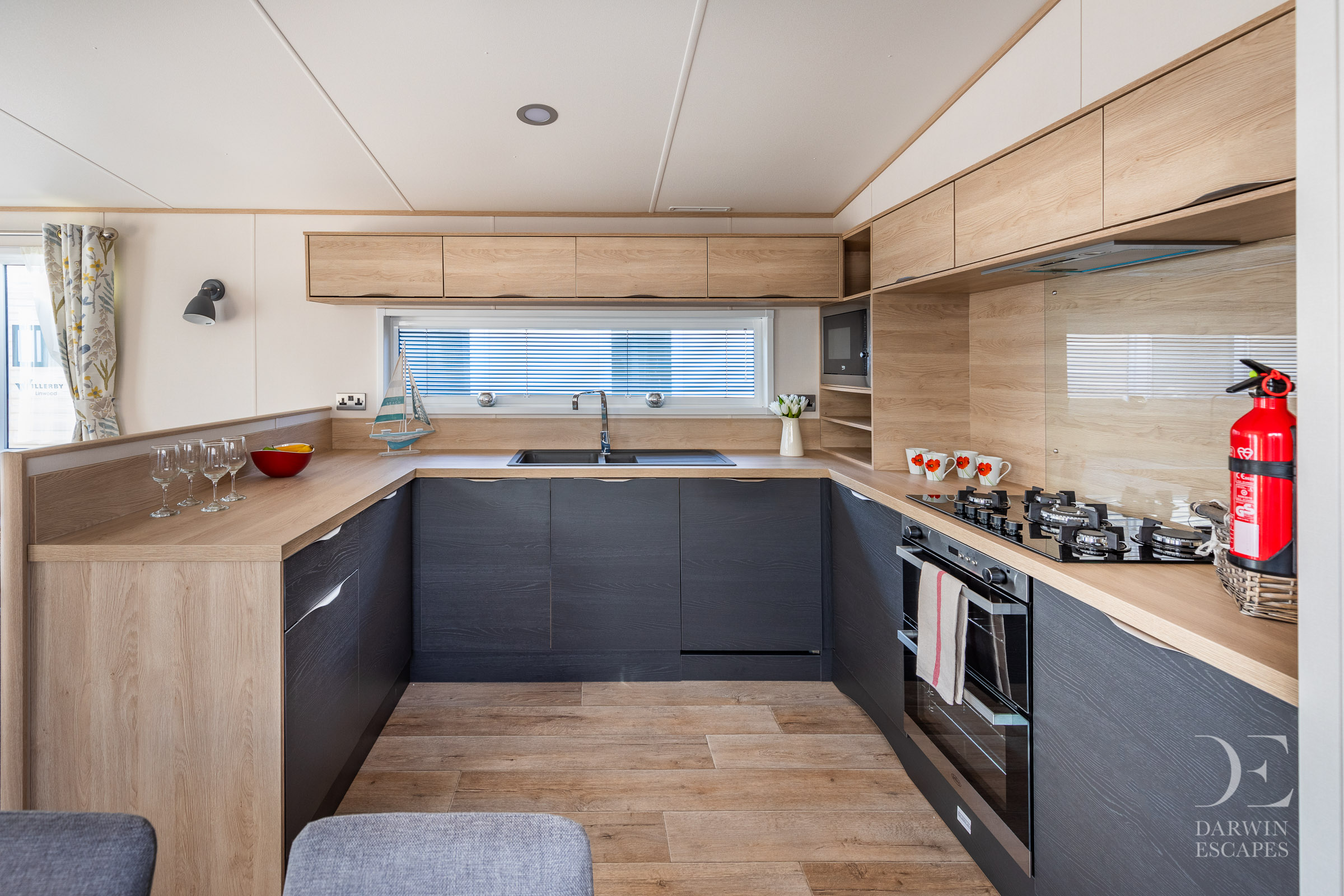 Interior shot of the kitchen in the ABI Langdale