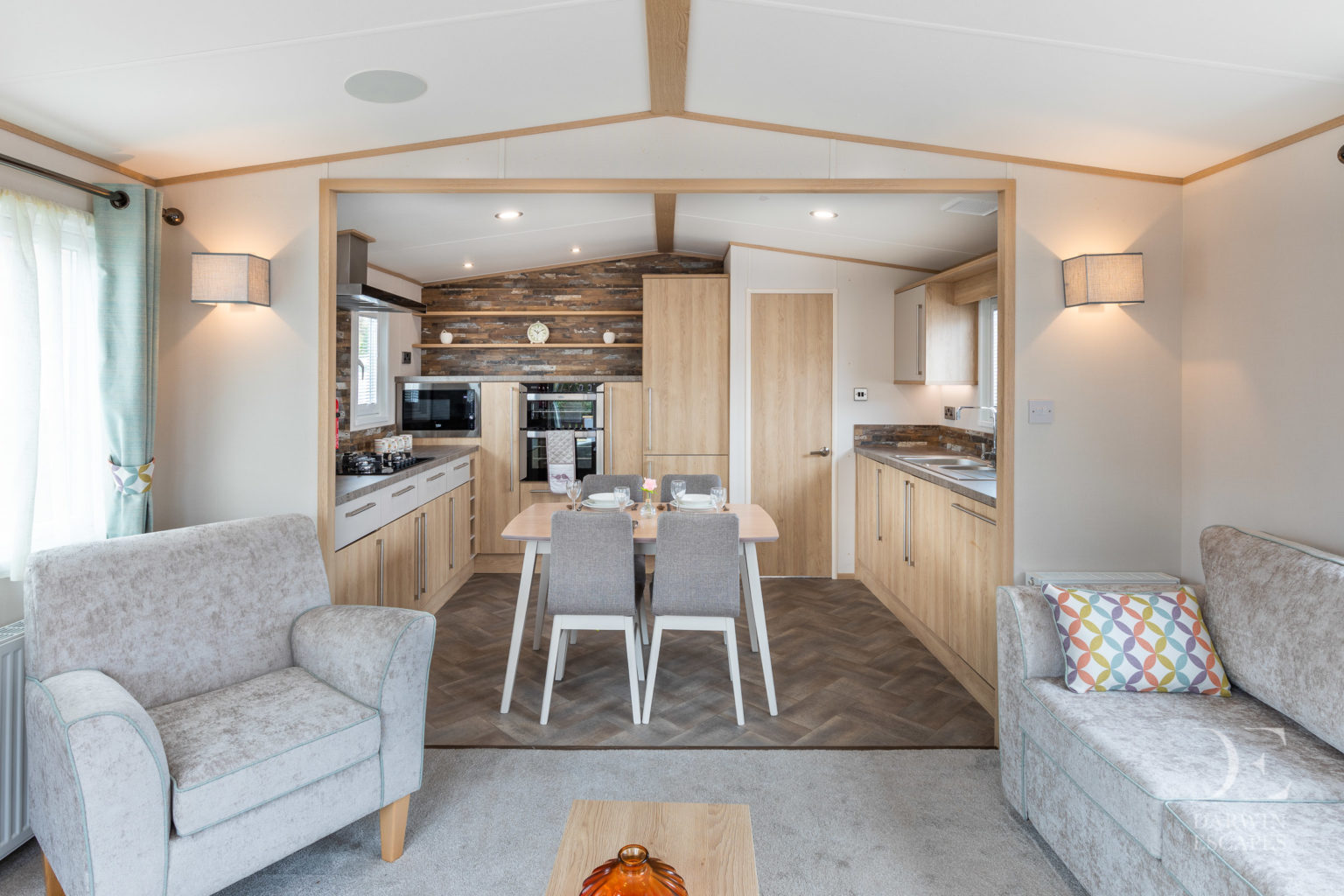 Interior shot of static caravan - static caravans for sale