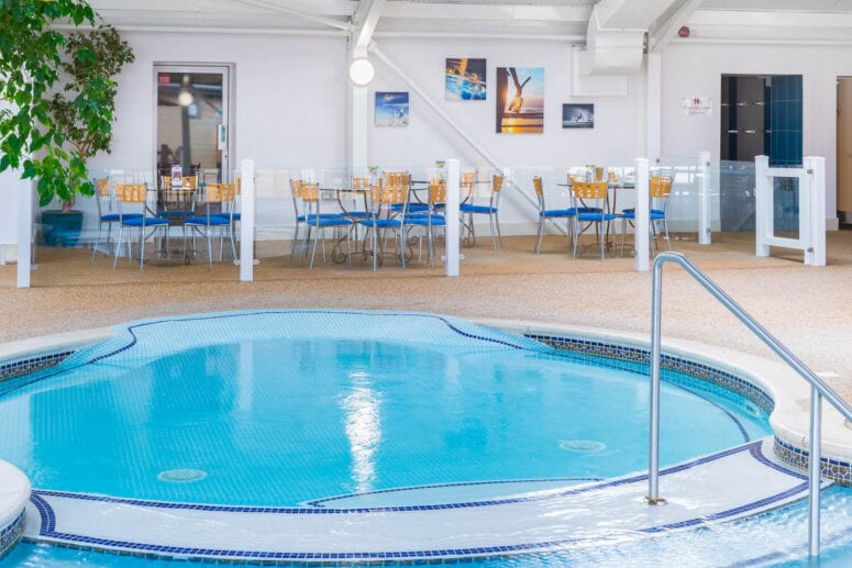 spa pool when you buy a holiday home for sale in rhyl, north wales