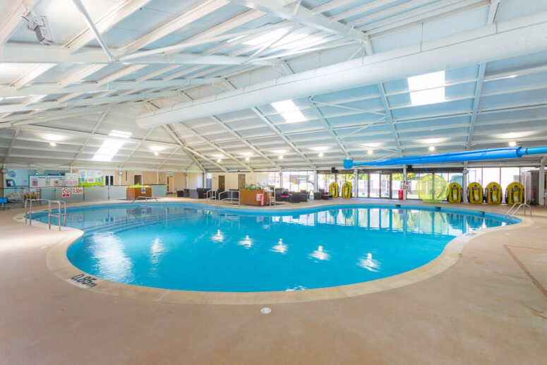 swimming pool at Talacre Beach Resort